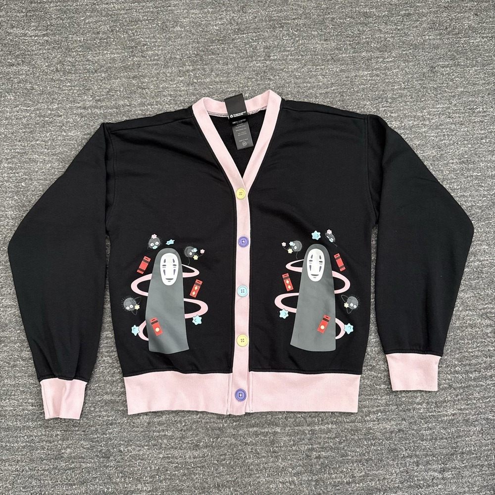 Studio Ghibli Spirited Away Her Universe Sweater Women Medium No Face Bathhouse